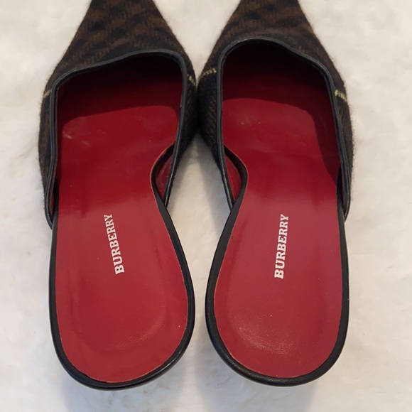 Burberry Heeled Mules Size 7 - Picture 7 of 14